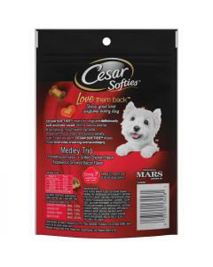 Cesar Softies Chewy Small Dog Treats Medley Trio 4 Oz. Pouch