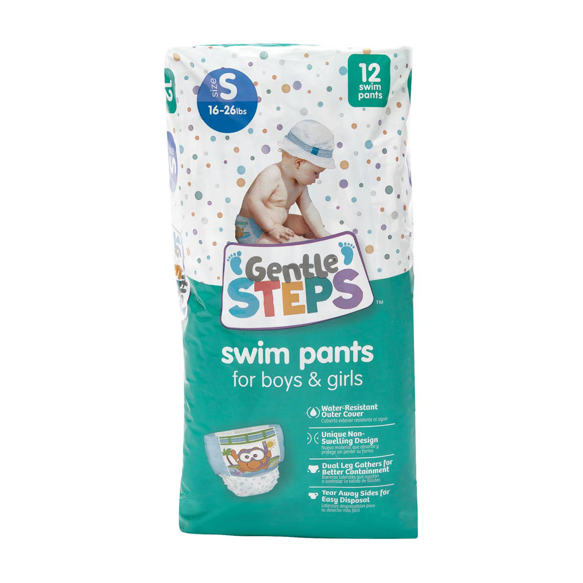 Gentle Steps Swim Pants For Boys & Girls, Small 12 Ct Dollar