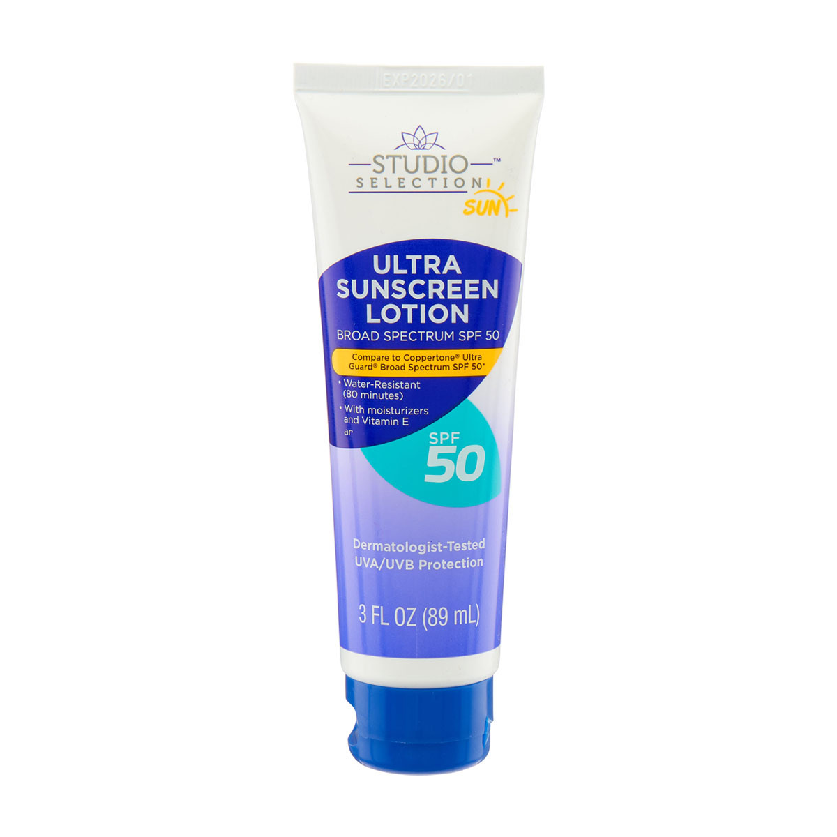 Studio-Selection-Ultra-Sunscreen-Lotion-SPF-50,-3-fl-oz