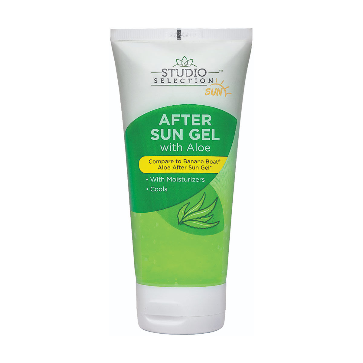 Studio-Selection-After-Sun-Gel-with-Aloe-Tube,-6-oz