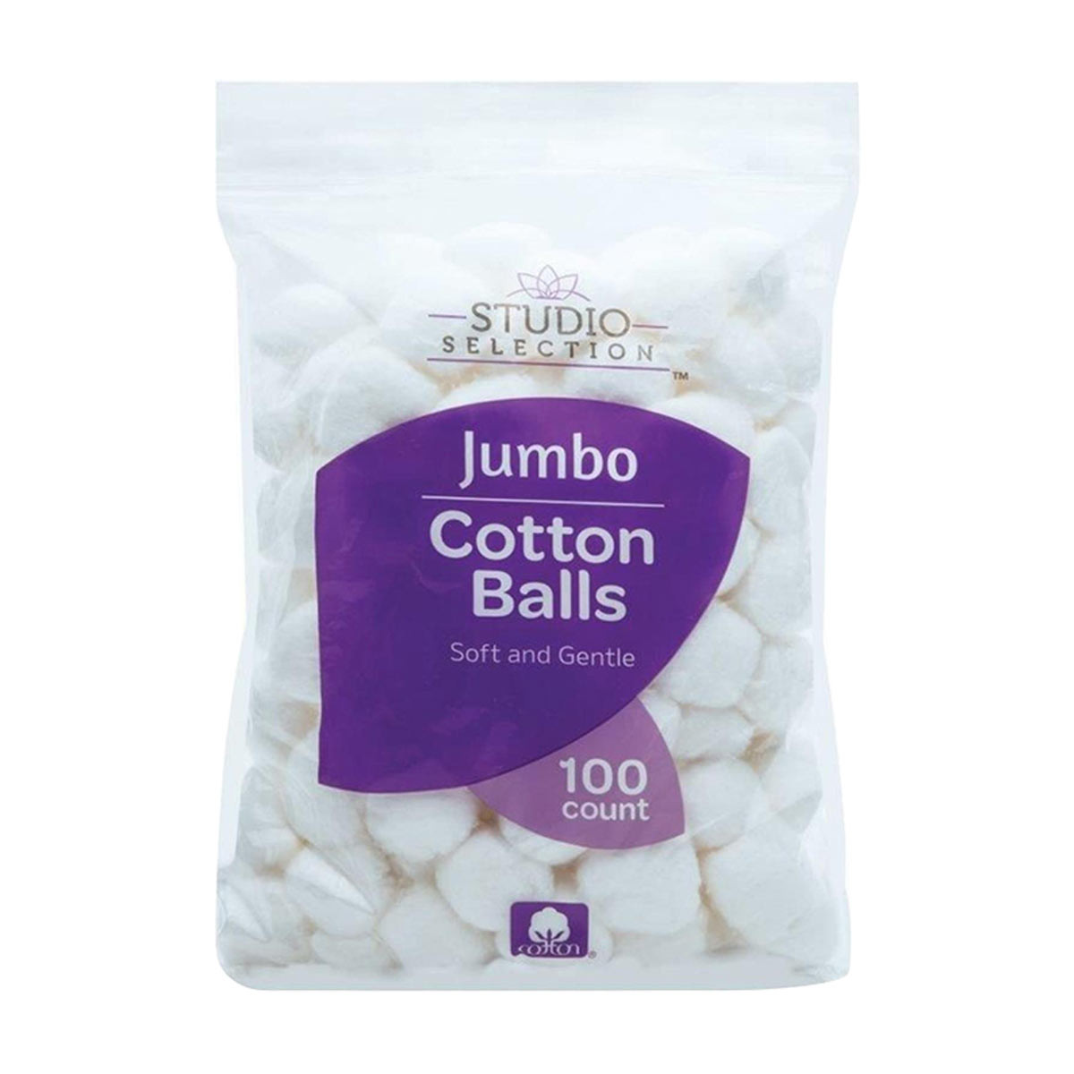 Studio Selection Jumbo Cotton Balls, 100 Count