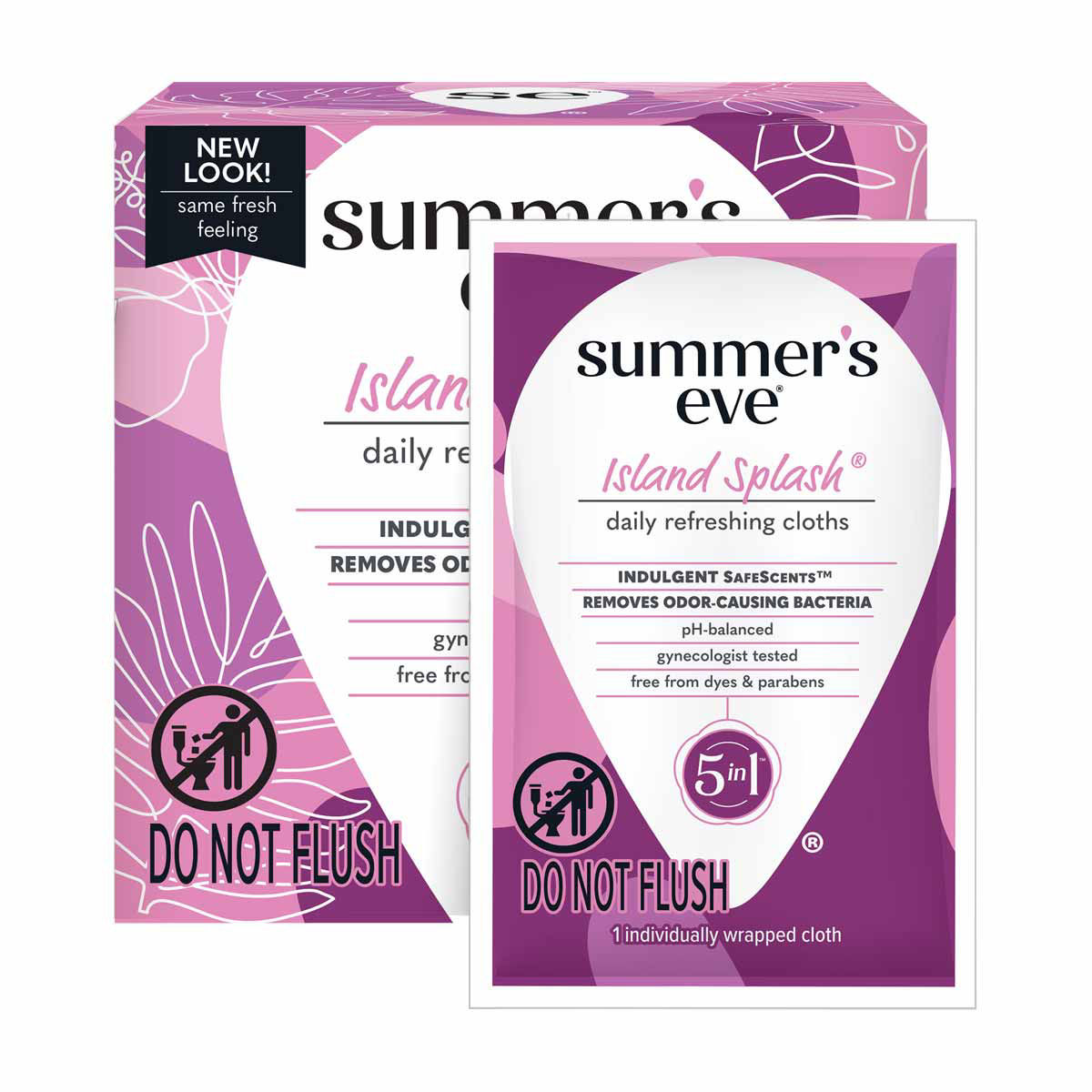SUMMER’S EVE ISLAND SPLASH CLEANSING CLOTHS 16 UNITE main image 0