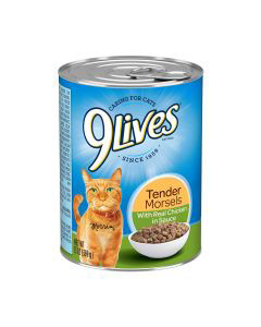 9lives Tender Morsels Wet Cat Food With Real Chicken 13 Oz