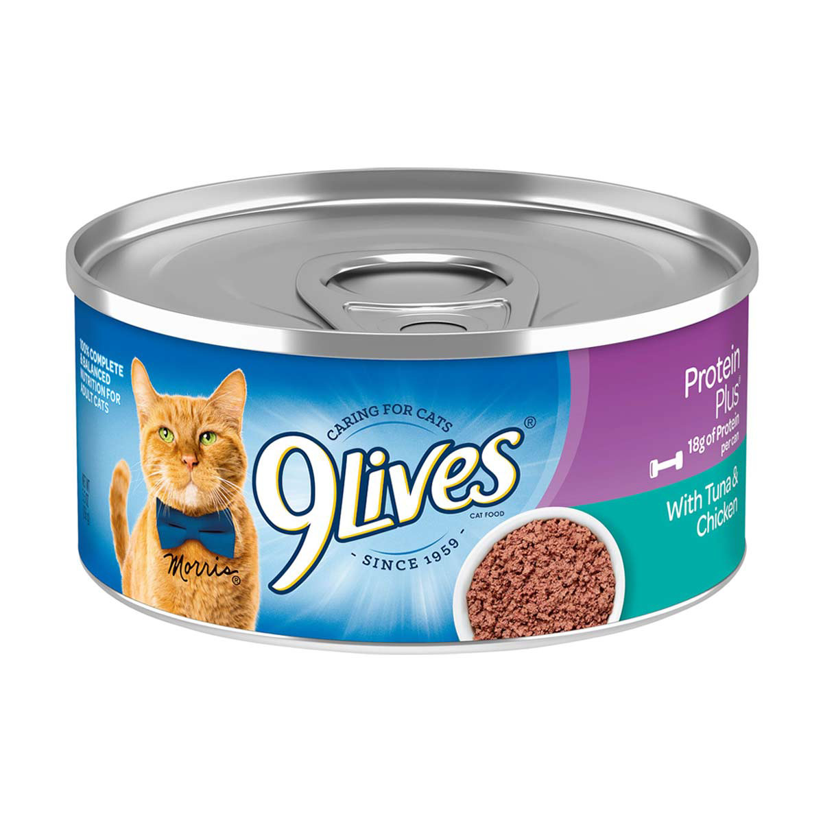 9Lives Protein Plus with Tuna Chicken Wet Cat Food 5.5 oz