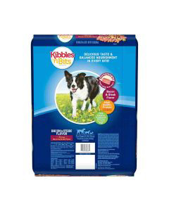 Kibbles N Bits Dog Food Savory Bacon Steak Flavor 13 Lb Bag