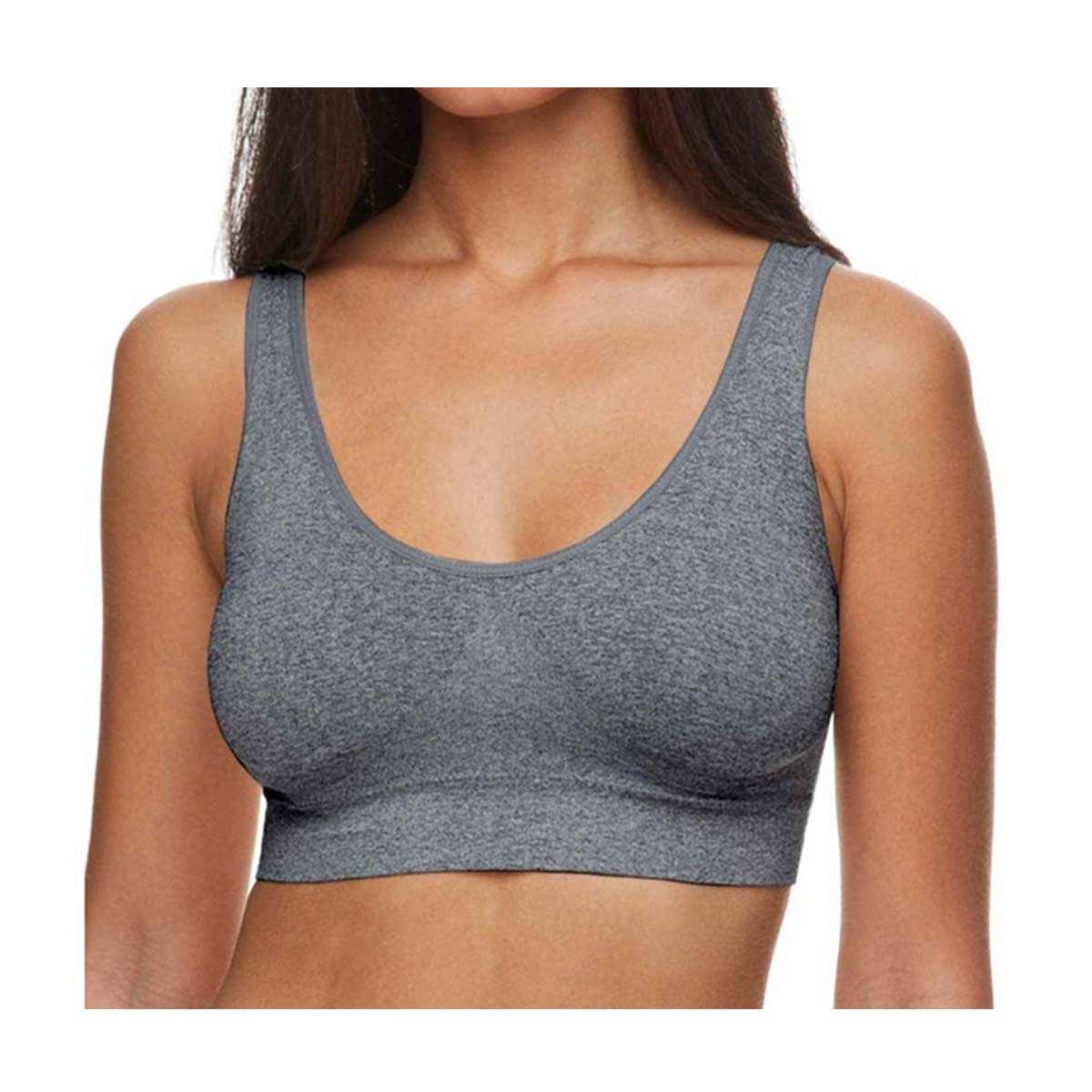 Size 2X-Zone Pro Sports Bra-Grey - Mariner Auctions & Liquidations