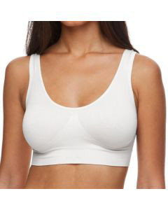 Wholesale Women's Sports Bras in White - DollarDays