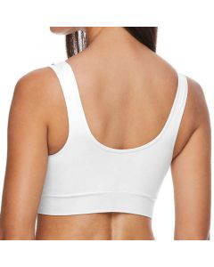 Zone Pro Seamless White Sports Bra Sz M NEW Size M - $7 New With Tags -  From Stephanie