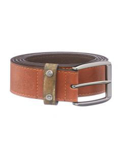 Mossy Oak Brown Leather Belt