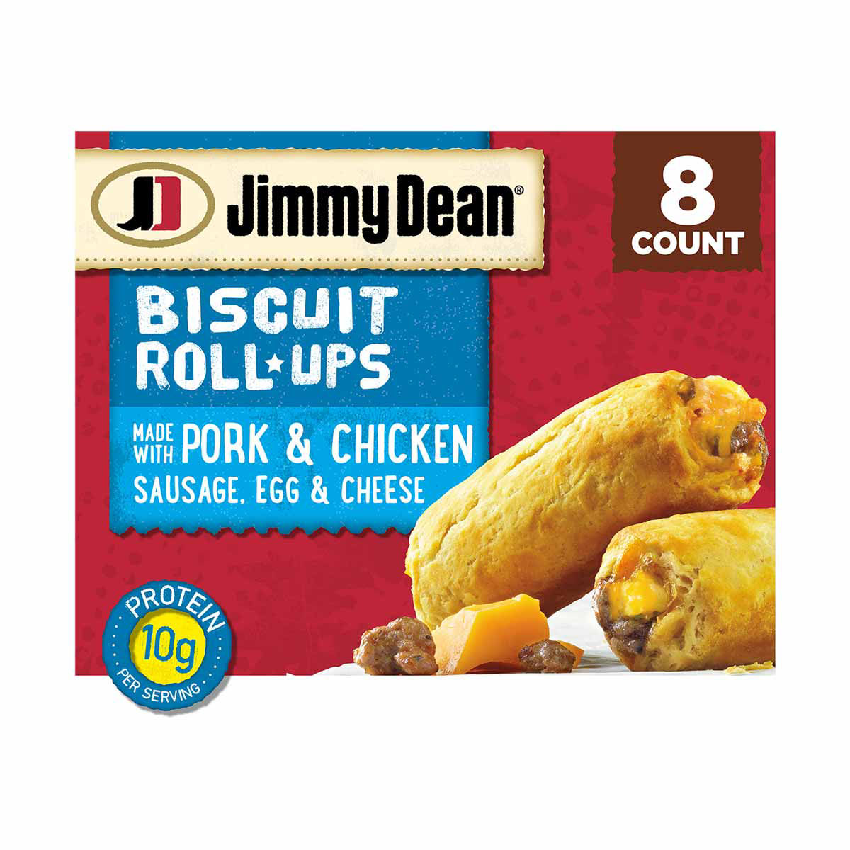Jimmy dean sausage egg cheese biscuit roll ups 12 8 oz 8 count