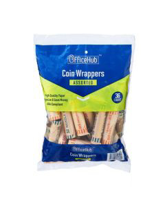 Officehub Coin Wrapper Assorted 36 Ct