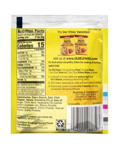 Old El Paso Chili Seasoning Mix Packet 1 oz