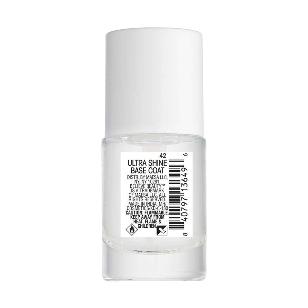 Believe Beauty Ultra Shine Nail Polish Base Coat