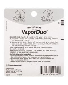 Mentholatum VaporDuo Stick