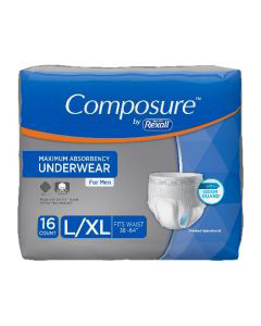 Rexall Composure Men's Underwear L/Xl, 16ct – Dollar General Inventory ...
