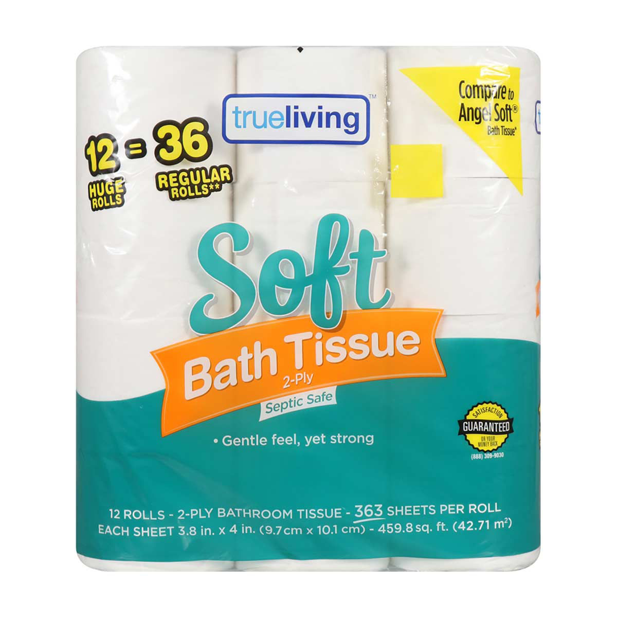 True living bath tissue soft 459 8 sq ft dollar general inventory