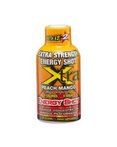 Stacker2 Extra Strength Energy Shot - Peach Mango, 2 Fl Oz