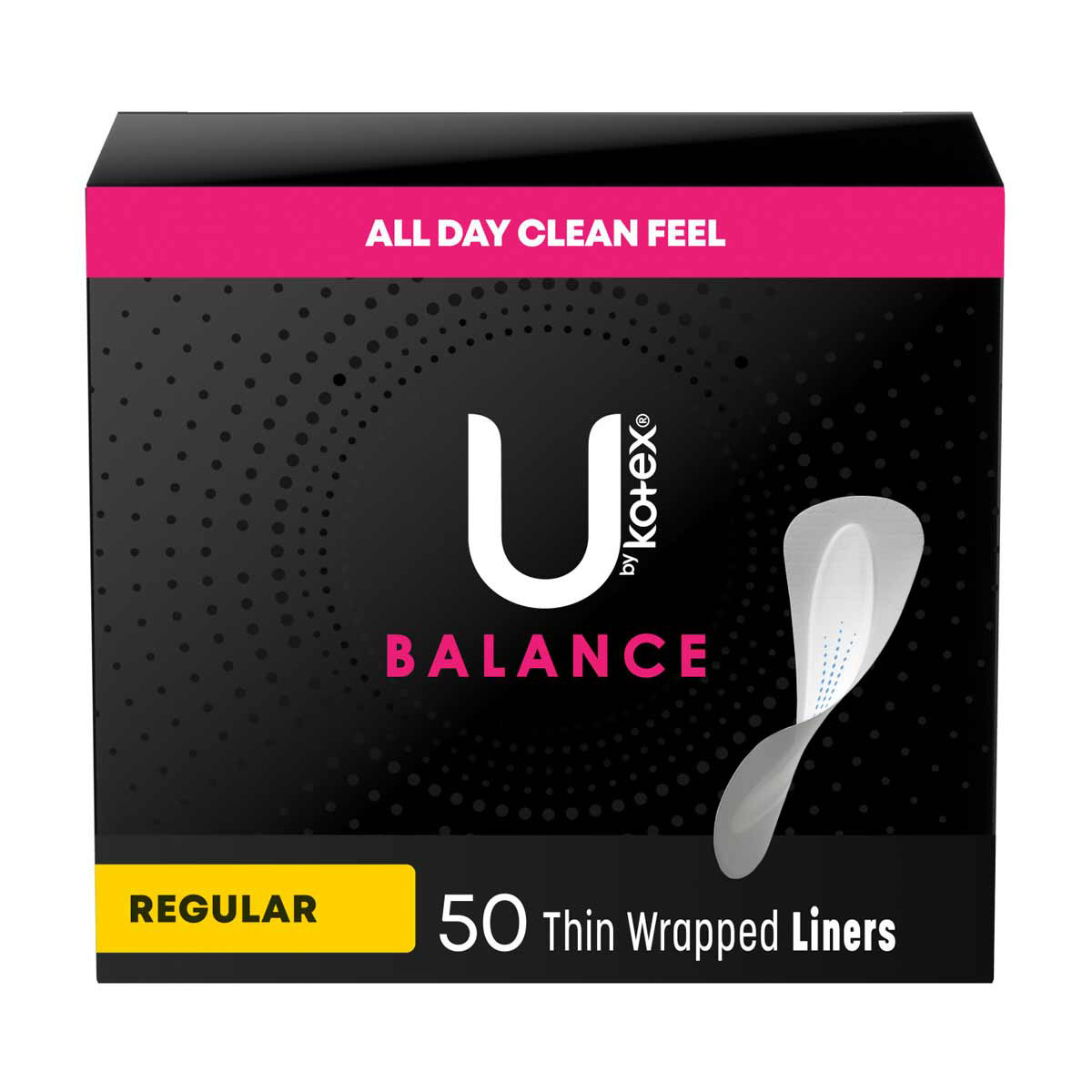U By Kotex Balance Daily Wrapped Panty Liners - Light Absorbency