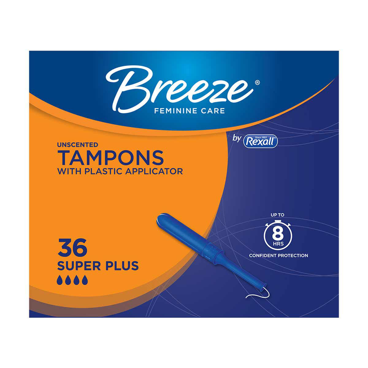 Breeze Plastic Tampons Super Plus, 36 Ct Dollar General Inventory