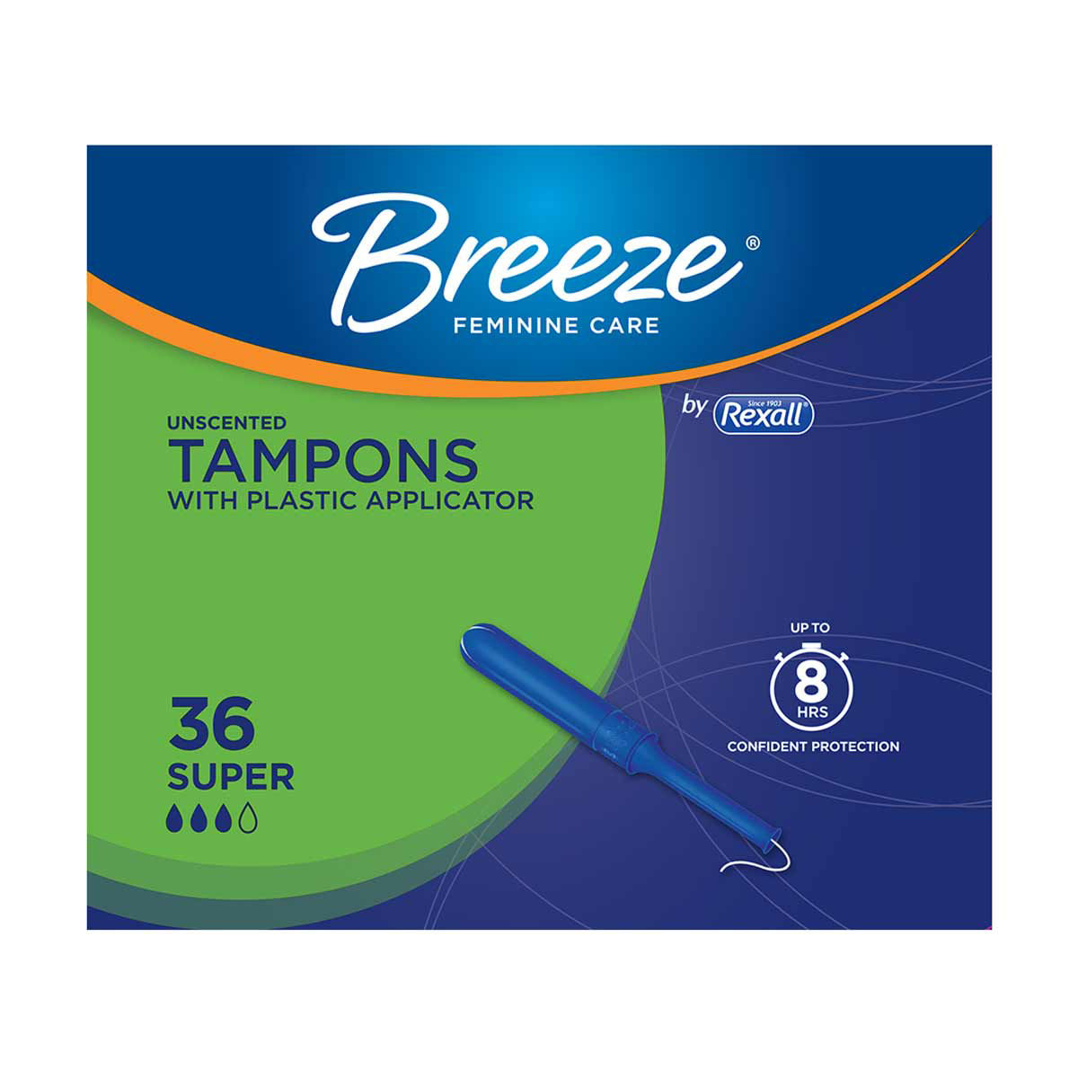 Breeze Unscented Tampons Super Plus, 36 Ct Dollar General Inventory