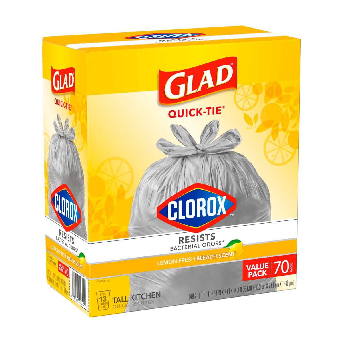  Clorox CLO 70313 Glad 30 x 33 Size, 1.1-mil