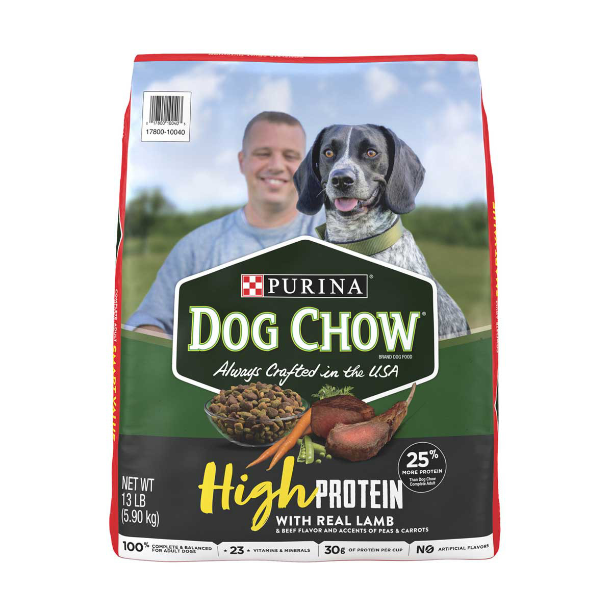 Purina Dog Chow High Protein with Real Lamb 30 lbs