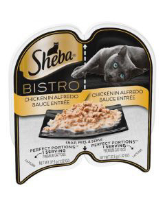 Sheba Bistro Wet Cat Food Twin Pack Tray 2.6 Oz