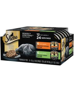 Sheba Cuts In Gravy Wet Cat Food Roasted Chicken Entr e And