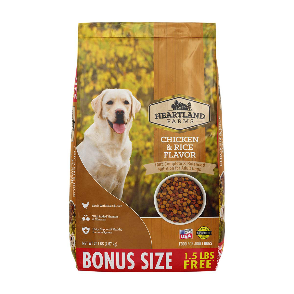 Heartland farms dog food reviews sale