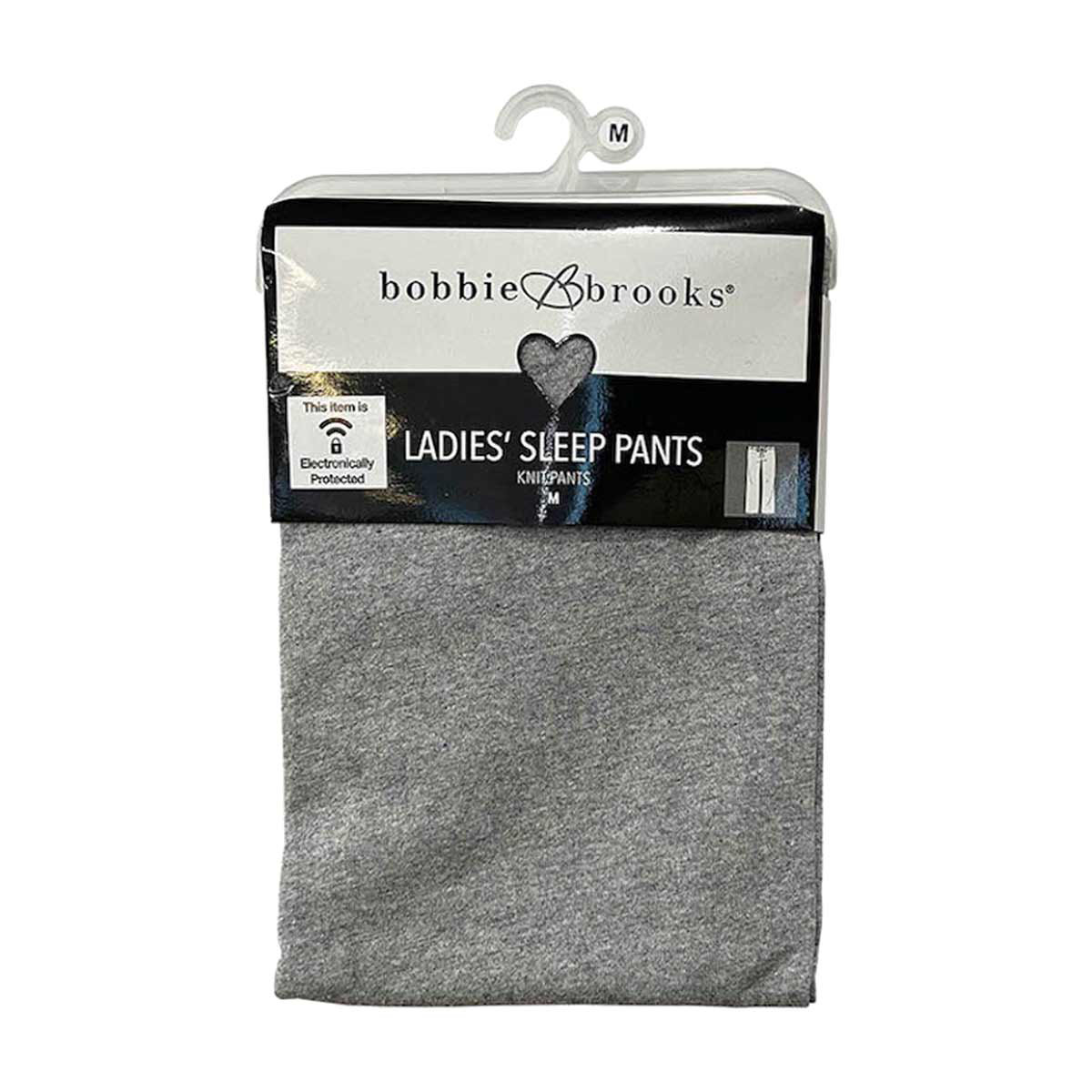 Bobbie Brooks Ladies Knit Sleep Pants Gray Extra Large