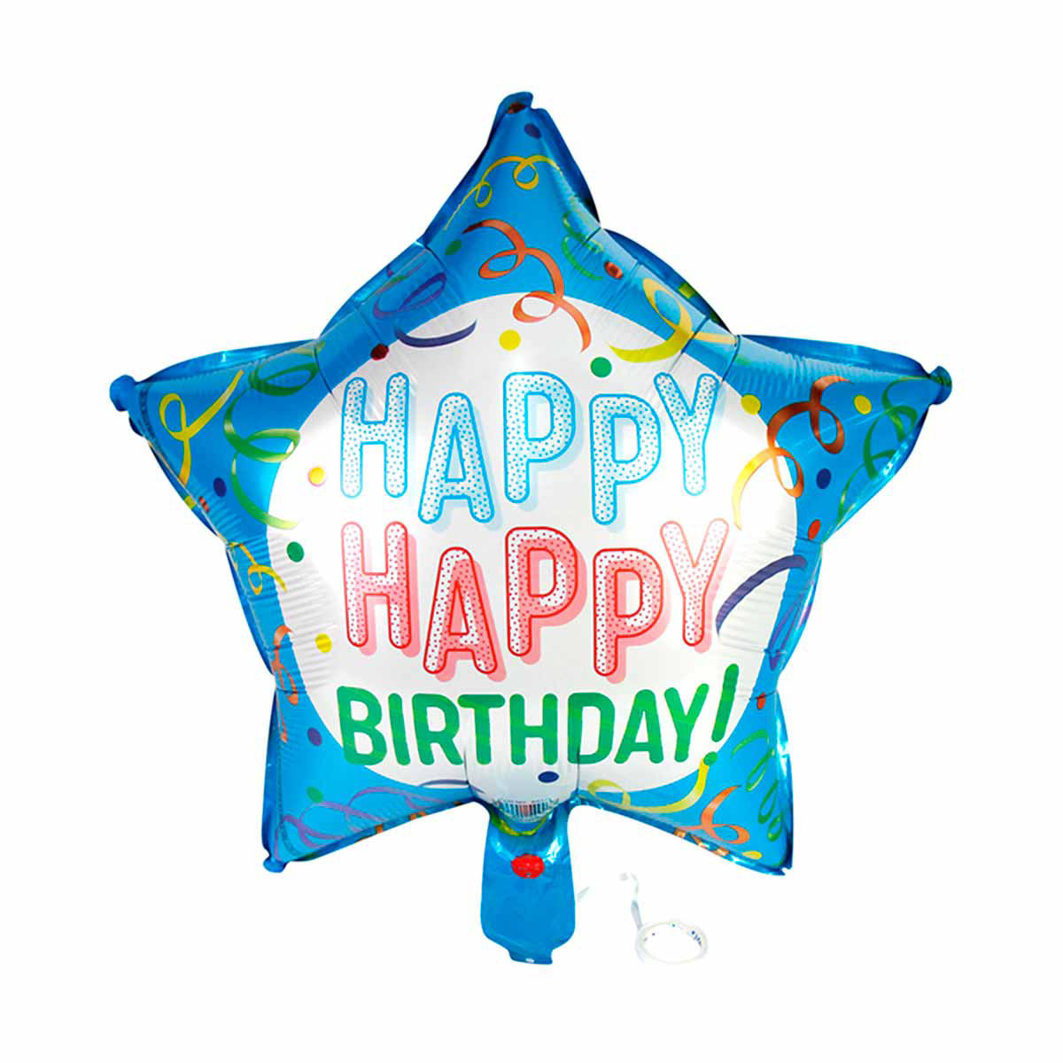 Happy Birthday Star Balloon Assorted