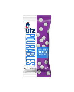 Utz Pourables Mini White Cheddar Cheese Balls, 1.75 oz