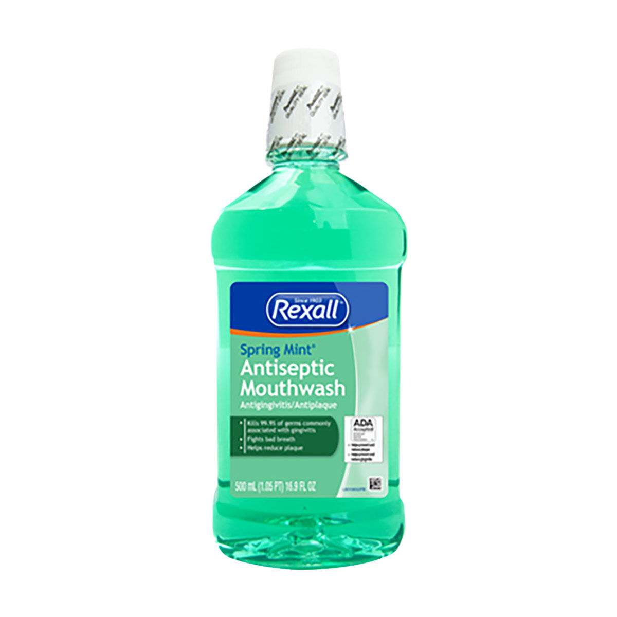 ★87MM★ Mmlg 19MG HFT MINT WASH Buy Rexall Spring Mint Antiseptic Mouthwash, 16.9 fl oz from