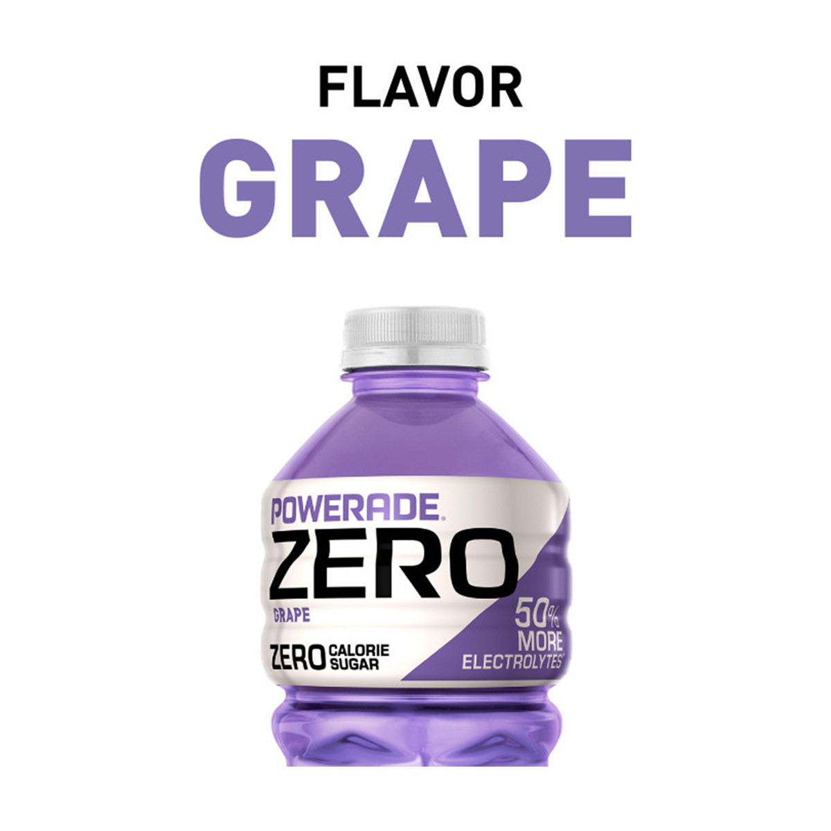 POWERADE ZERO Grape Sports Drink, 20 fl oz