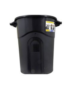 True Living Trash Can - Black, 18 gal