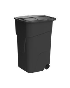 True Living Wheeled Trash Can - Black, 31 gal