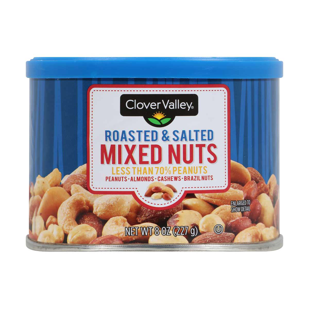 Salted Mixed Nuts, 9 oz Resealable Tin