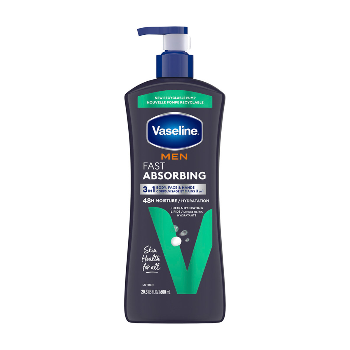 Vaseline Men Body Face & Hand Lotion, 1 ct