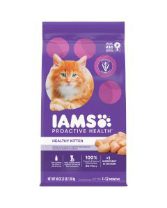 Iams Proactive Health Healthy Kitten Dry Cat Food With Chicken 3 Lb