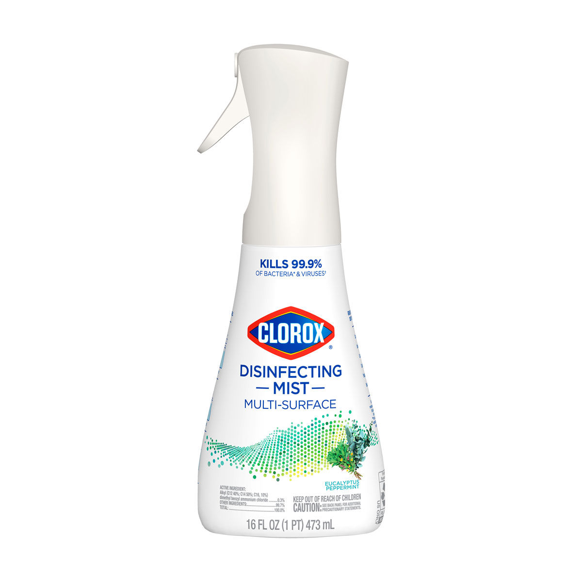 Clorox Disinfecting Mist MultiSurface Spray Eucalyptus Peppermint, 16 Fl Oz Dollar General