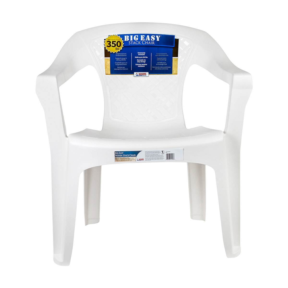 Adams big easy blue deals polypropylene chair