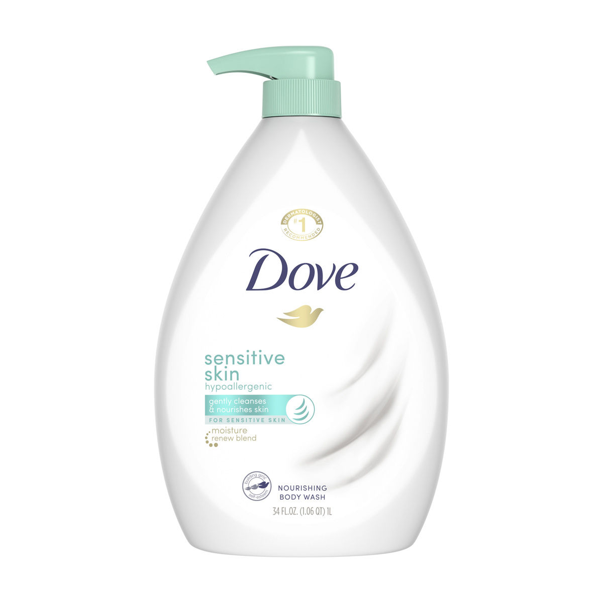 Dove Sensitive Skin Body Wash 30.6 Fl Oz