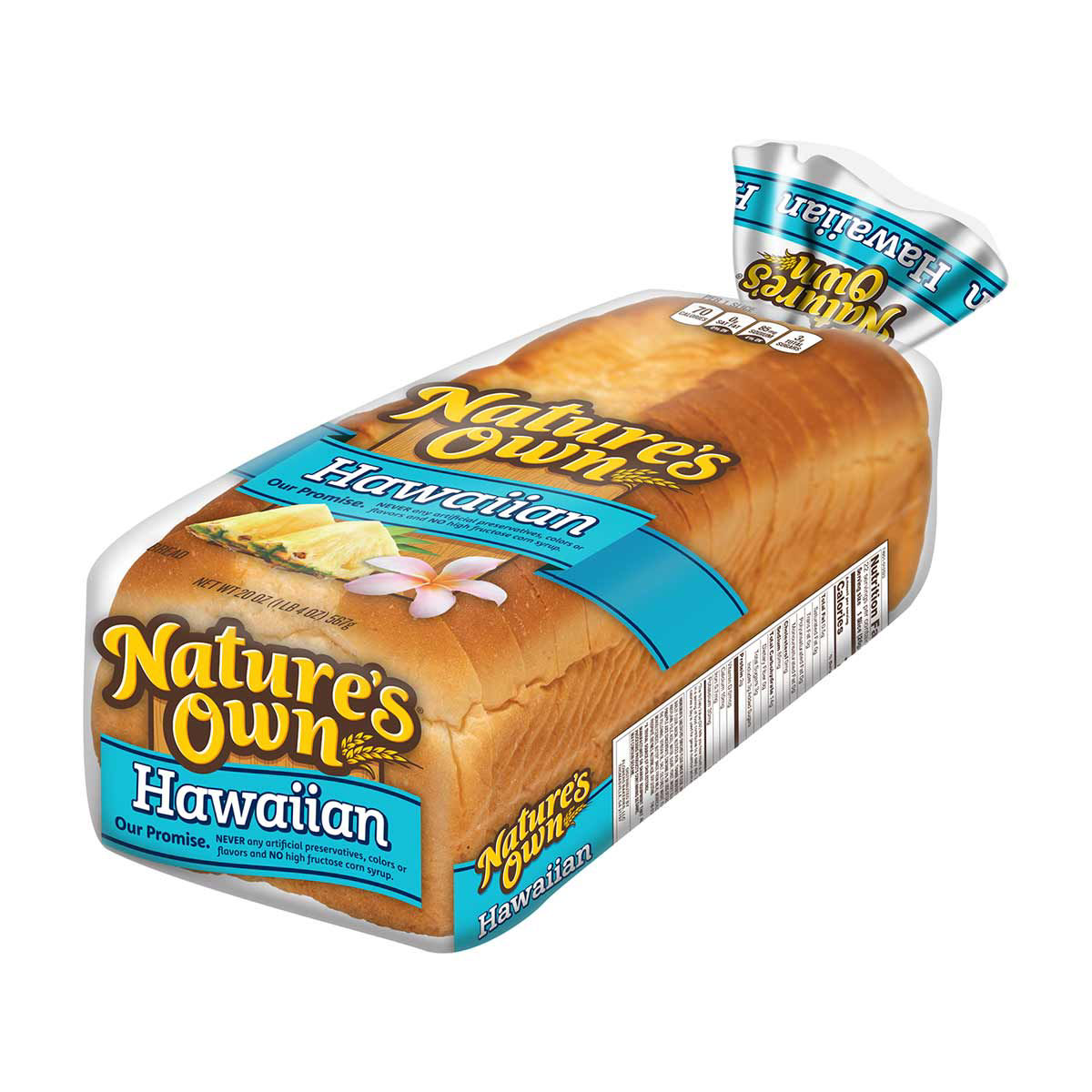 Nature's Own Sliced Hawaiian Bread, 20 oz Nature's Own Sliced Hawaiian Bread, 20 oz