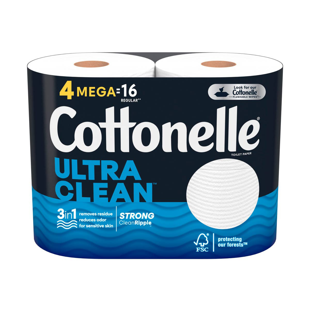 Cottonelle Ultra Clean Toilet Paper - Mega Rolls