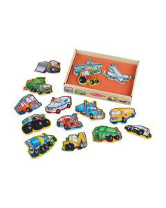Melissa Doug Wooden Magnets Assorted