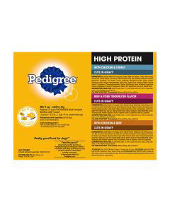 Pedigree High Protein Wet Dog Food Variety Pack 18 ct