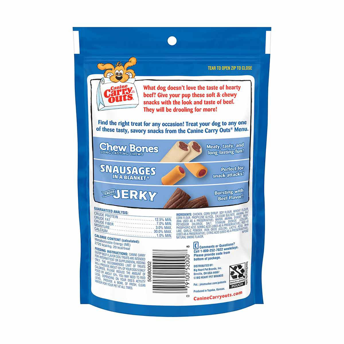 Dog treats recall canine carry outs best sale