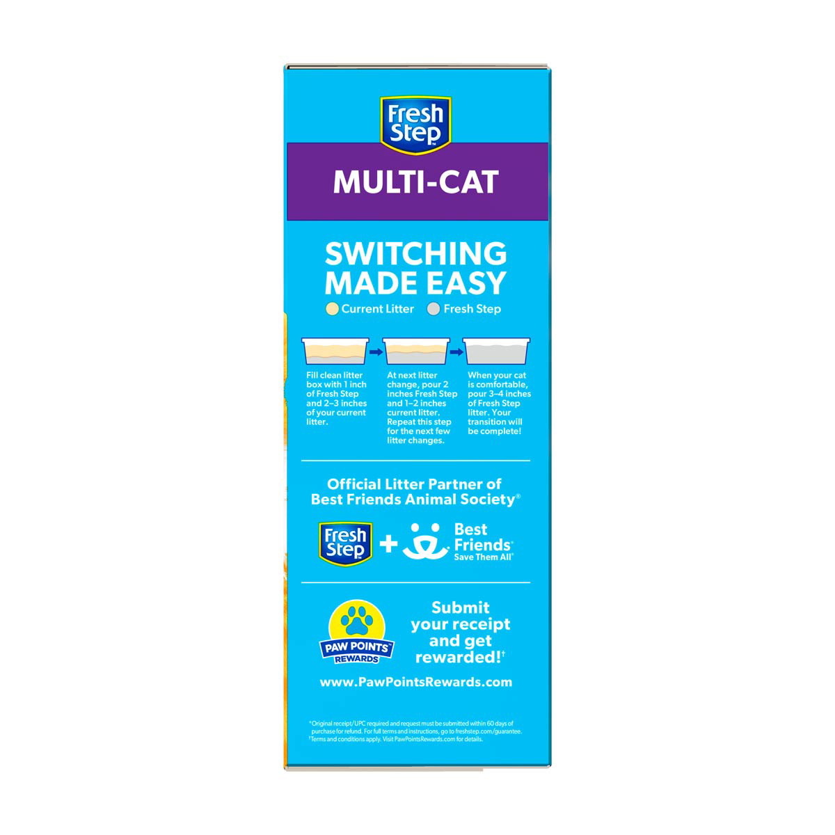 Fresh Step Multi Cat Extra Strength Formula with Febreze Clumping Cat Litter 14 lbs