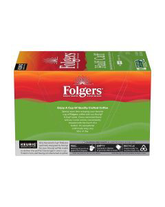 Folgers Half Caff Coffee K Cup Pods Medium Roast 12 ct