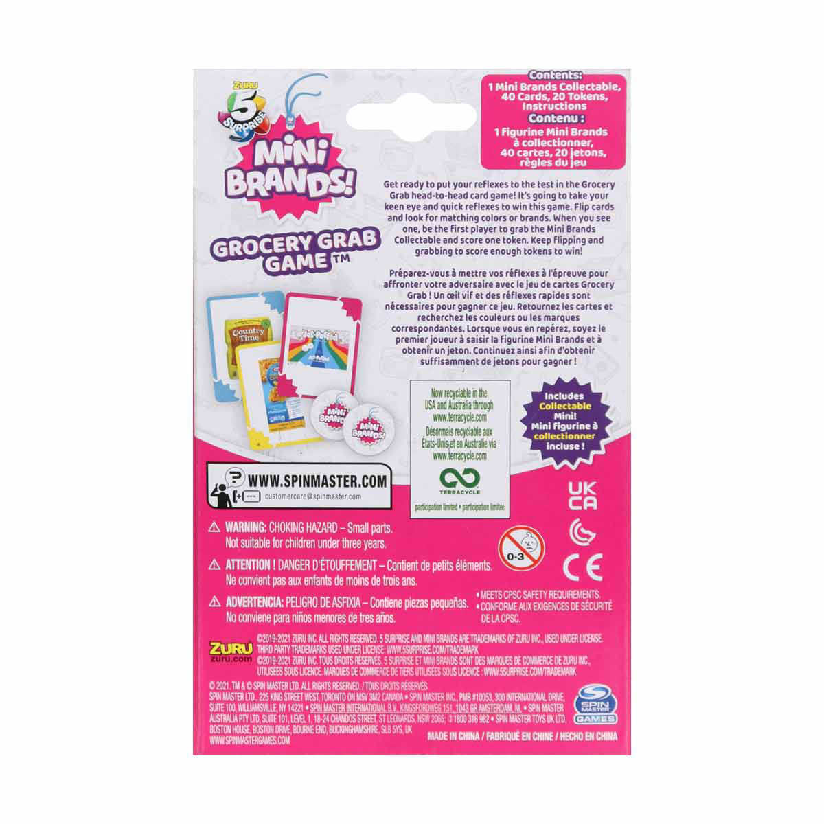 Zuru 5 Surprise Mini Brands Licensed Card Game, Assorted